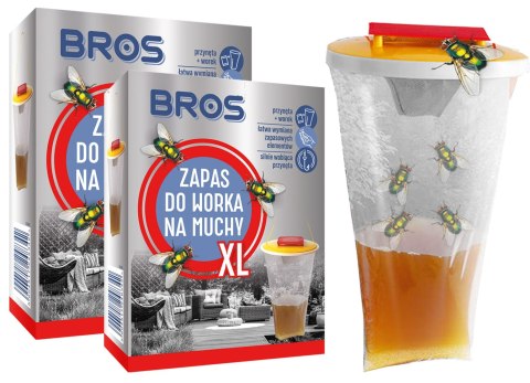 BROS - ZAPAS DO WORKA NA MUCHY XL - 2 SZT. BROS - ZAPAS DO WORKA NA MUCHY XL - 2 SZT.