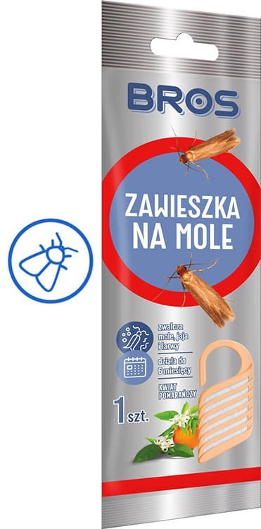 BROS - ZAWIESZKA NA MOLE KWIAT POMARAńCZY - 10 SZT. BROS - ZAWIESZKA NA MOLE KWIAT POMARAńCZY - 10 SZT.
