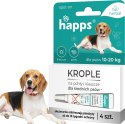 HAPPS HERBAL - KROPLE NA PCHŁY I KLESZCZE DLA ŚREDNICH PSÓW 10 - 20KG 4SZT.