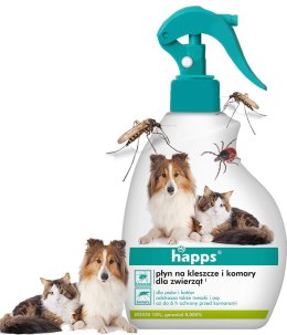 HAPPS - PŁYN NA KLESZCZE I KOMARY DLA ZWIERZĄT 200ML
