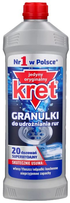 KRET GRANULKI DO UDROŻNIANIA RUR 800G