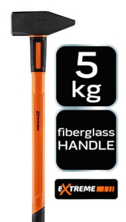 MŁOTEK ŚLUSARSKI 5 KG, TRZONEK Z WŁÓKNA SZKLANEGO MŁOTEK ŚLUSARSKI 5 KG, TRZONEK Z WŁÓKNA SZKLANEGO
