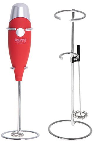 SPIENIACZ DO MLEKA Z MIESZADŁEM I STOJAKIEM CAMRY CR 4501 RED SPIENIACZ DO MLEKA Z MIESZADŁEM I STOJAKIEM CAMRY CR 4501 RED