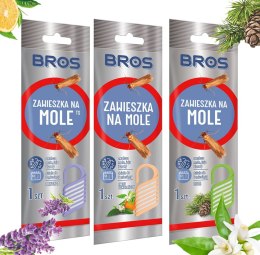 ZESTAW 3x BROS ZAWIESZKA NA MOLE LAWENDOWA, CEDROWA, KWIAT POMARAńCZY