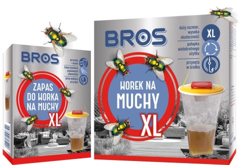ZESTAW BROS - WOREK NA MUCHY XL + ZAPAS DO WORKA NA MUCHY XL ZESTAW BROS - WOREK NA MUCHY XL + ZAPAS DO WORKA NA MUCHY XL