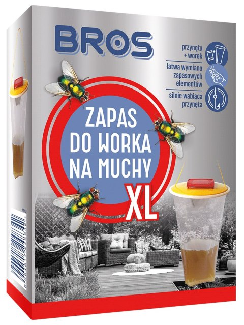 ZESTAW BROS - WOREK NA MUCHY XL + ZAPAS DO WORKA NA MUCHY XL ZESTAW BROS - WOREK NA MUCHY XL + ZAPAS DO WORKA NA MUCHY XL