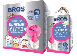 ZESTAW BROS - ELEKTRO + 2x PŁYN NA KOMARY DLA DZIECI OD 1 ROKU ŻYCIA - 60 NOCY