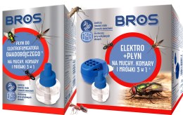 ZESTAW BROS - ELEKTRO + 2x PŁYN NA MUCHY, KOMARY I MRÓWKI 20 DNI x 24 H
