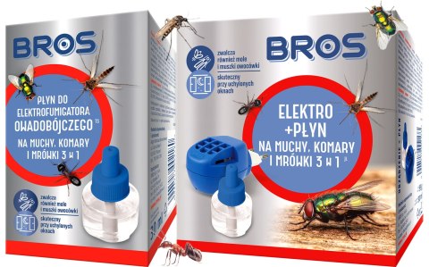 ZESTAW BROS - ELEKTRO + 2x PŁYN NA MUCHY, KOMARY I MRÓWKI 20 DNI x 24 H ZESTAW BROS - ELEKTRO + 2x PŁYN NA MUCHY, KOMARY I MRÓWKI 20 DNI x 24 H