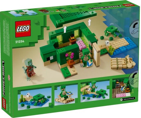 21254 - LEGO MINECRAFT - DOMEK NA PLAŻY ŻÓŁWI 21254 - LEGO MINECRAFT - DOMEK NA PLAŻY ŻÓŁWI