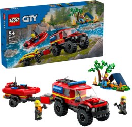 60412 - LEGO CITY - TERENOWY WÓZ STRAŻACKI Z ŁODZIĄ RATUNKOWĄ