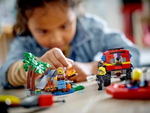 60412 - LEGO CITY - TERENOWY WÓZ STRAŻACKI Z ŁODZIĄ RATUNKOWĄ 60412 - LEGO CITY - TERENOWY WÓZ STRAŻACKI Z ŁODZIĄ RATUNKOWĄ