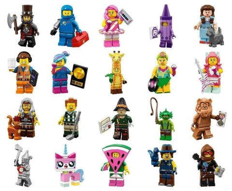 71023 - LEGO MINIFIGURES - THE LEGO MOVIE 2 - KOMPLET 20 SZT. 71023 - LEGO MINIFIGURES - THE LEGO MOVIE 2 - KOMPLET 20 SZT.