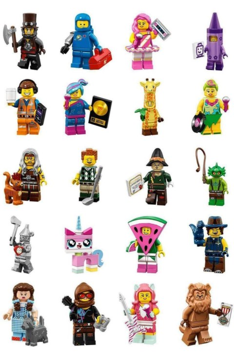 71023 - LEGO MINIFIGURES - THE LEGO MOVIE 2 - KOMPLET 20 SZT. 71023 - LEGO MINIFIGURES - THE LEGO MOVIE 2 - KOMPLET 20 SZT.