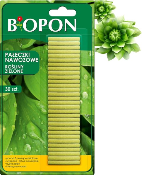 BOPON - PAŁECZKI NAWOZOWE DO ROŚLIN ZIELONYCH 30SZT BOPON - PAŁECZKI NAWOZOWE DO ROŚLIN ZIELONYCH 30SZT
