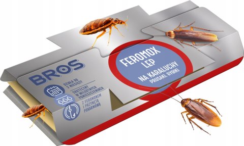 BROS - FEROMOx STANDARD - LEP NA KARALUCHY, PRUSAKI, RYBIKI - 10 SZT. BROS - FEROMOx STANDARD - LEP NA KARALUCHY, PRUSAKI, RYBIKI - 10 SZT.
