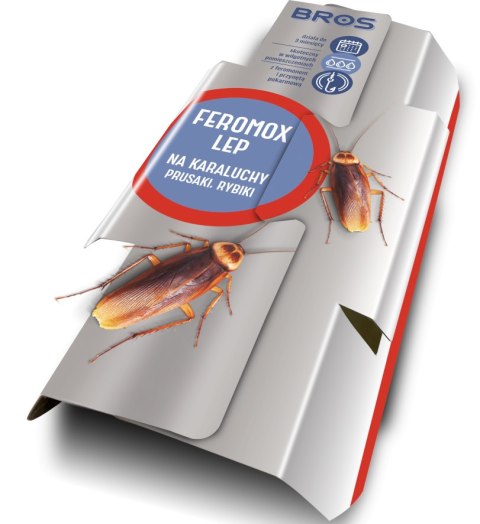 BROS - FEROMOx STANDARD - LEP NA KARALUCHY, PRUSAKI, RYBIKI - 10 SZT. BROS - FEROMOx STANDARD - LEP NA KARALUCHY, PRUSAKI, RYBIKI - 10 SZT.
