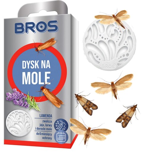 BROS - DYSK NA MOLE LAWENDA - 5 SZT. BROS - DYSK NA MOLE LAWENDA - 5 SZT.