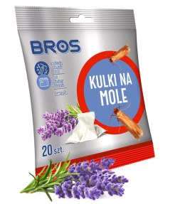 BROS - KULKI LAWENDOWE NA MOLE 20 SZT