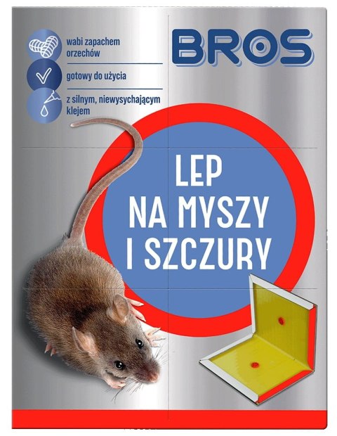 BROS - LEP NA MYSZY I SZCZURY - 10 SZT. BROS - LEP NA MYSZY I SZCZURY - 10 SZT.