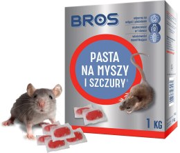 BROS - PASTA NA MYSZY I SZCZURY 1KG