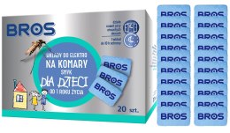 BROS - WKŁADY DO ELEKTRO NA KOMARY SMYK 20SZT