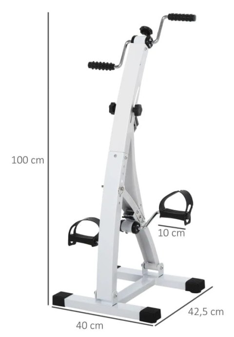 ROWER TRENINGOWY DLA SENIORÓW 2W1 BIAŁY PAKO A90-158