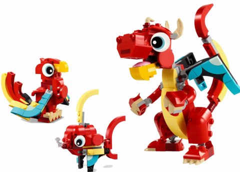 31145 - LEGO CREATOR - CZERWONY SMOK 31145 - LEGO CREATOR - CZERWONY SMOK