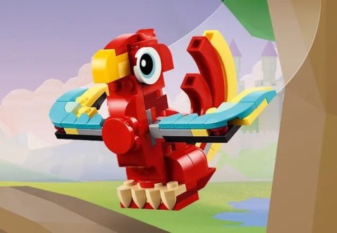 31145 - LEGO CREATOR - CZERWONY SMOK 31145 - LEGO CREATOR - CZERWONY SMOK