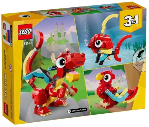 31145 - LEGO CREATOR - CZERWONY SMOK 31145 - LEGO CREATOR - CZERWONY SMOK