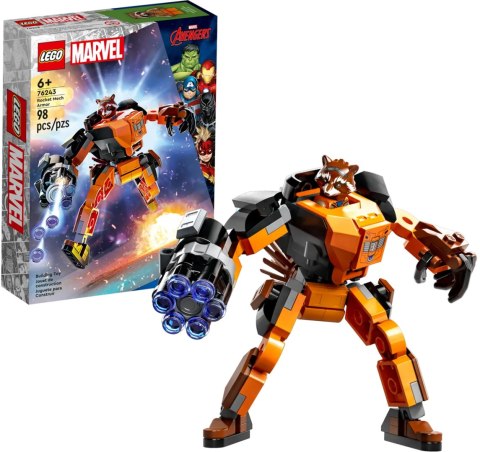 76243 - LEGO SUPER HEROES - MECHANICZNA ZBROJA ROCKETA 76243 - LEGO SUPER HEROES - MECHANICZNA ZBROJA ROCKETA