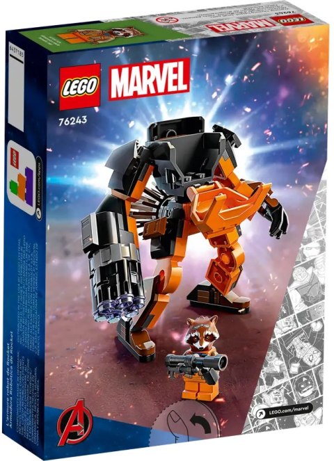 76243 - LEGO SUPER HEROES - MECHANICZNA ZBROJA ROCKETA 76243 - LEGO SUPER HEROES - MECHANICZNA ZBROJA ROCKETA