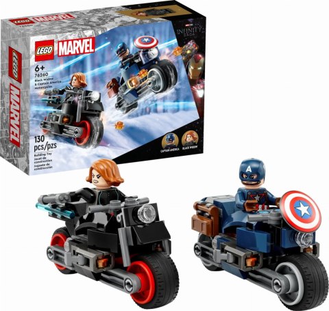 76260 - LEGO SUPER HEROES - MOTOCYKLE CZARNEJ WDOWY I KAPITANA AMERYKI 76260 - LEGO SUPER HEROES - MOTOCYKLE CZARNEJ WDOWY I KAPITANA AMERYKI