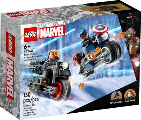 76260 - LEGO SUPER HEROES - MOTOCYKLE CZARNEJ WDOWY I KAPITANA AMERYKI 76260 - LEGO SUPER HEROES - MOTOCYKLE CZARNEJ WDOWY I KAPITANA AMERYKI