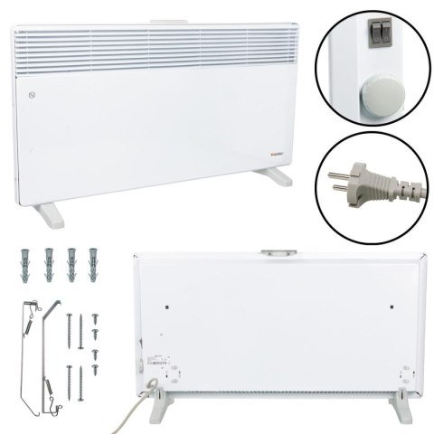 ELEKTRYCZNY GRZEJNIK NAŚCIENNY WARMTEC EWX-2500W ELEKTRYCZNY GRZEJNIK NAŚCIENNY WARMTEC EWX-2500W