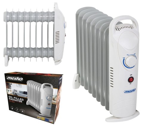 GRZEJNIK OLEJOWY (9 ŻEBEREK) 1000W MESKO MS 7805 GRZEJNIK OLEJOWY (9 ŻEBEREK) 1000W MESKO MS 7805