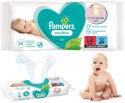 PAMPERS CHUSTECZKI NAWILŻANE SENSITIvE 52 SZT. - 1 OP.