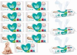 PAMPERS CHUSTECZKI NAWILŻANE SENSITIvE 52 SZT. - 12 OP.
