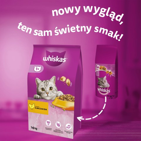 WHISKAS SUCHA KURCZAK 14KG WHISKAS SUCHA KURCZAK 14KG