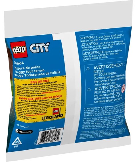 30664 - LEGO CITY - POLICYJNY ŁAZIK TERENOWY 30664 - LEGO CITY - POLICYJNY ŁAZIK TERENOWY