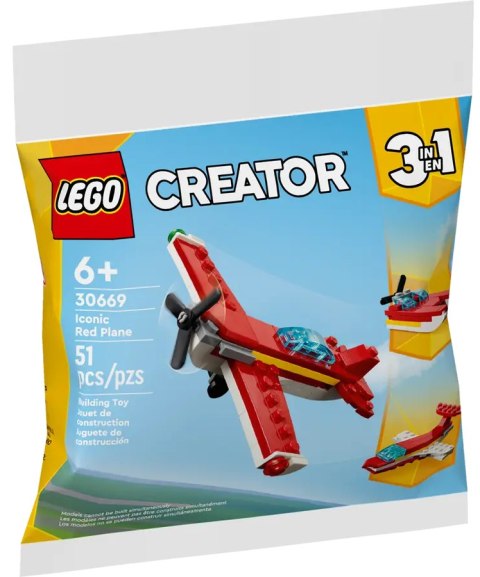 30669 - LEGO CREATOR - KULTOWY CZERWONY SAMOLOT 30669 - LEGO CREATOR - KULTOWY CZERWONY SAMOLOT