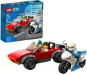 60392 - LEGO CITY - MOTOCYKL POLICYJNY - POŚCIG ZA SAMOCHODEM