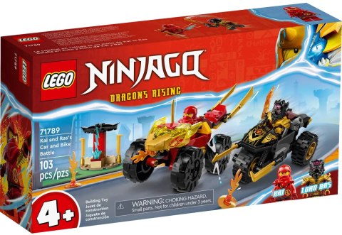 71789 - LEGO NINJAGO - BITWA SAMOCHODOWO-MOTOCYKLOWA MIĘDZY KAIEM A RASEM 71789 - LEGO NINJAGO - BITWA SAMOCHODOWO-MOTOCYKLOWA MIĘDZY KAIEM A RASEM