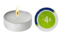 AURA PODGRZEWACZE TEALIGHTS DEKO 4H 100 SZT. P10-100