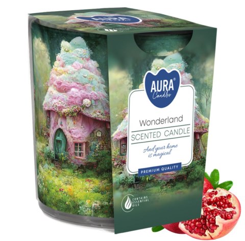 AURA ŚWIECA ZAPACHOWA BAŚNIOWA KRAINA 22H SN72S-56 AURA ŚWIECA ZAPACHOWA BAŚNIOWA KRAINA 22H SN72S-56