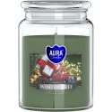 AURA ŚWIECA ZAPACHOWA ZIMOWE DRZEWKO 100H SND99-348