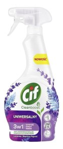 CIF CLEANBOOST UNIWERSALNY 3W1 SPRAY CZYSZCZACY LAWENDA I BŁEKITNA PAPROĆ 500ML