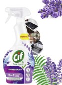 CIF CLEANBOOST UNIWERSALNY 3W1 SPRAY CZYSZCZACY LAWENDA I BŁEKITNA PAPROĆ 500ML