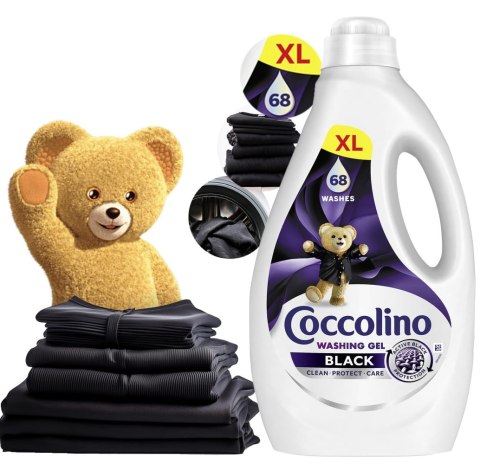 COCCOLINO BLACK & DARK XL ŻEL DO PRANIA CZARNYCH I CIEMNYCH TKANIN 68 PRAń 2,72L COCCOLINO BLACK & DARK XL ŻEL DO PRANIA CZARNYCH I CIEMNYCH TKANIN 68 PRAń 2,72L