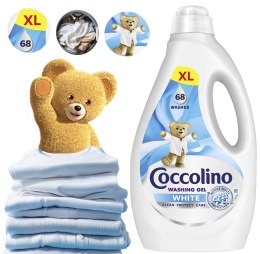 COCCOLINO WHITE XL ŻEL DO PRANIA BIAŁYCH TKANIN 68 PRAń 2,72L